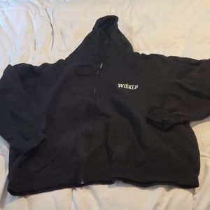 WICKED  Black Zip Hoodie Musical Broadway